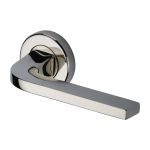 Heritage Brass - Bellagio Door Handle on Round Rose