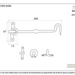 Anvil Forged Cabin Hook