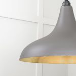 Smooth Brass Frankley Pendant in Bluff