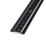 Black Raised Bookcase Strip 1.83m