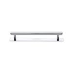 Heritage Brass - Hexagonal Cabinet Pull Handle with Plate