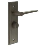 Burlington Knightsbridge Door Handles On Back Plate with Turn & Release