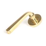 Avon Round Lever on Rose Set (Plain)