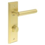 Burlington Richmond Door Handles On Back Plate with Turn & Release