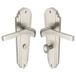 Heritage Brass - Waldorf Door Handle on Plate