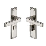 Heritage Brass - Atlantis Door Handle on Plate
