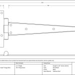 Arrow Head T Hinge (pair)