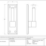 Pewter Frame Hook For 33742 (pair)