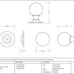 Anvil Anvil Ball Cabinet Knob