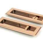 Anvil Art Deco Rectangular Pull - Privacy Set