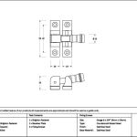 Prestbury Brighton Fastener - Narrow (Square)