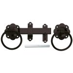 Plain Ring Handle Tapered Gate Latch Sets - 6"
