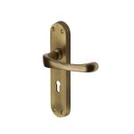 Heritage Brass - Gloucester Door Handle on Plate