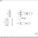 Anvil Heavy Duty Tubular Deadbolt