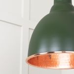 Hammered Copper Brindley Cluster Pendant in Heath