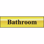 Bathroom' Sign - POL - 200 x 50mm