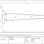 Arrow Head T Hinge (pair)