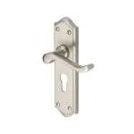 Heritage Brass - Buckingham Door Handle on Plate