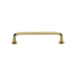 Heritage Brass - Wire Cabinet Pull Handle with Rose