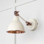 Hammered Copper Brindley Wall Light in Teasel