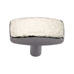 Heritage Brass - Rectangular Hammered Cabinet Knob