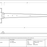 From The Anvil Penny End T Hinge (pair)