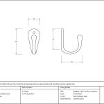 Anvil Celtic Single Robe Hook