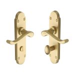 Heritage Brass - Savoy Door Handle on Plate