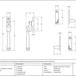 Anvil Night-Vent Locking Avon Fastener