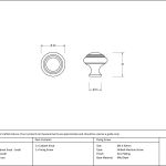 From The Anvil Ringed Cabinet Knob