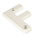 From The Anvil Polished Nickel Letter