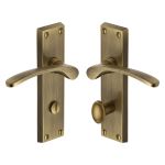 Heritage Brass - Sophia Door Handle on Plate