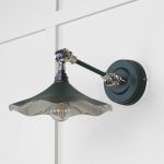Smooth Nickel Flora Wall Light in Dingle