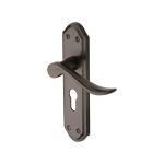 Heritage Brass - Sandown Door Handle on Plate