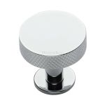 Heritage Brass - Knurled Disc Cabinet Knob with Rose