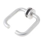 Stainless Steel Venus 19mm Door Handles On Rose
