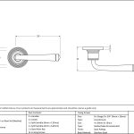 Avon Round Lever on Rose Set (Beehive) - Unsprung