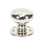 Anvil Hammered Mushroom Mortice/Rim Knob Set