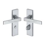 Heritage Brass - Delta Door Handle on Plate