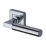 Heritage Brass - Bauhaus Sq Door Handle on Square Rose