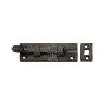 Tudor - Door Bolt Necked Black Iron