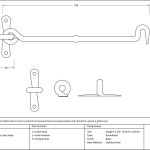 Anvil Forged Cabin Hook