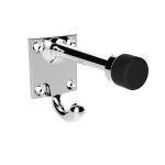 Hat and Coat Hook with Rubber Buffer