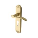 Heritage Brass - Maya Door Handle on Plate