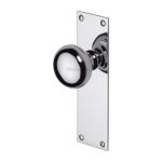 Heritage Brass - Balmoral Door Knob on Plate