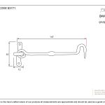 Anvil Forged Cabin Hook