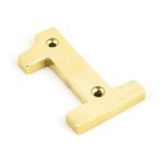 From The Anvil Polished Brass Numeral