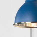 Smooth Nickel Brindley Wall Light in Upstream