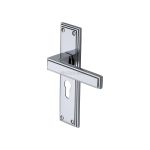 Heritage Brass - Atlantis Door Handle on Plate