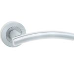 Curve Door Handles On Rose